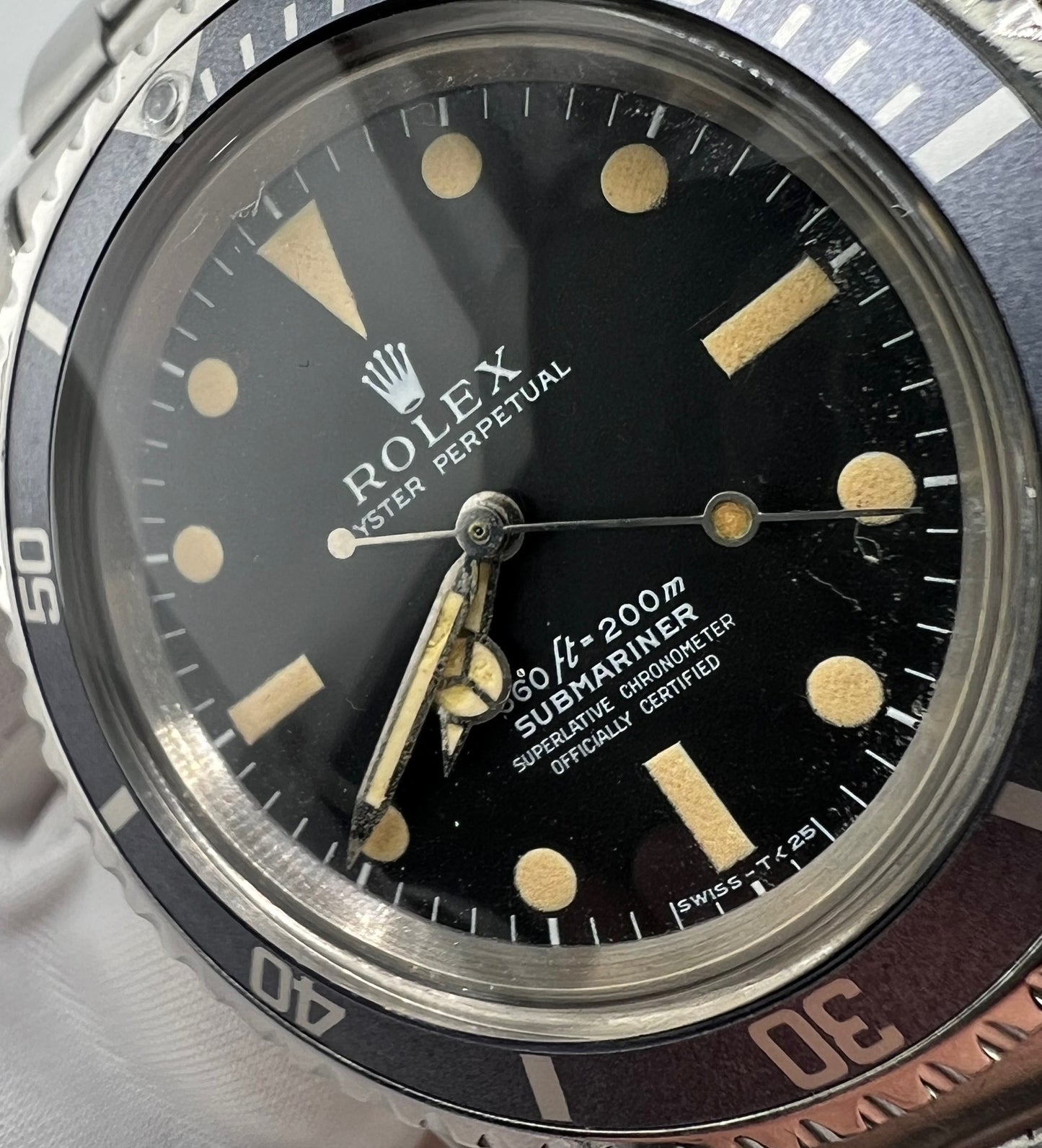 Rolex Submariner No Date 5512 1971 only watch 40mm