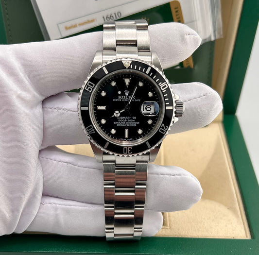 Rolex Submariner Date 16610 RRR Ser. V 2009 Ita B&P + Service 2017
