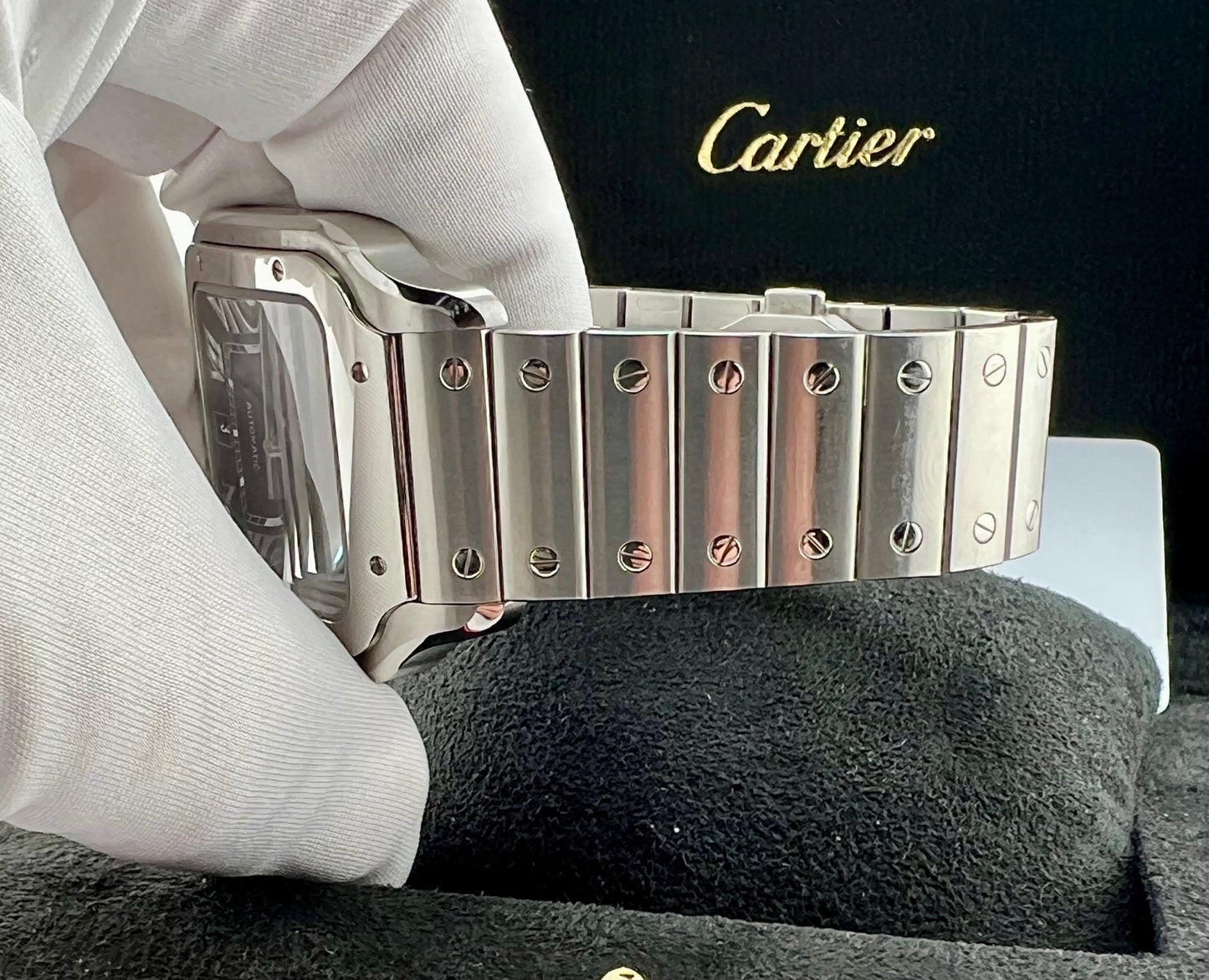 Cartier Santos De Cartier Blue Dial 2024 WSSA0071