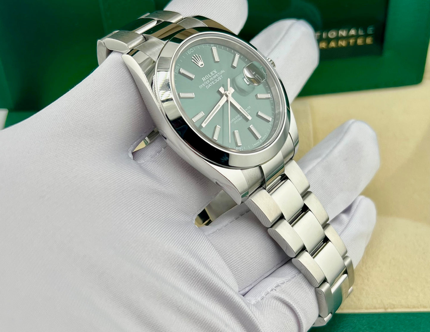 Rolex Datejust 41mm 126300 Mint Dial Oyster 2024
