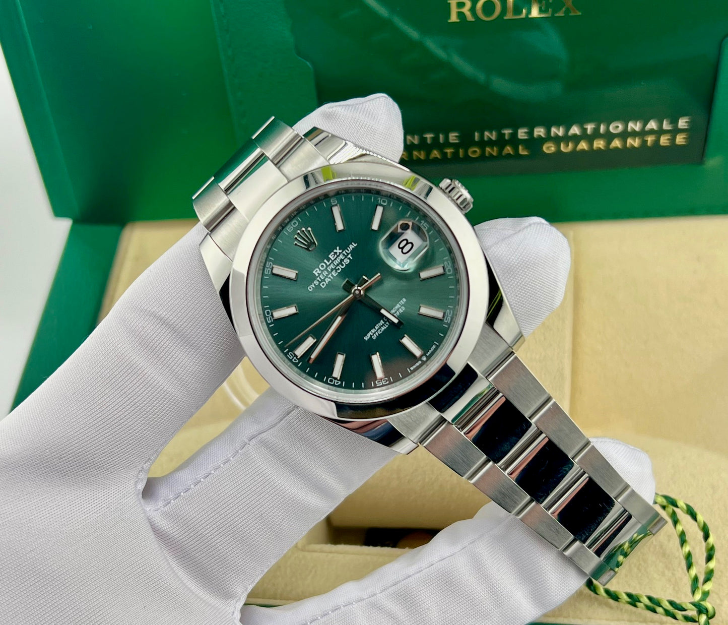 Rolex Datejust 41mm 126300 Mint Dial Oyster 2024