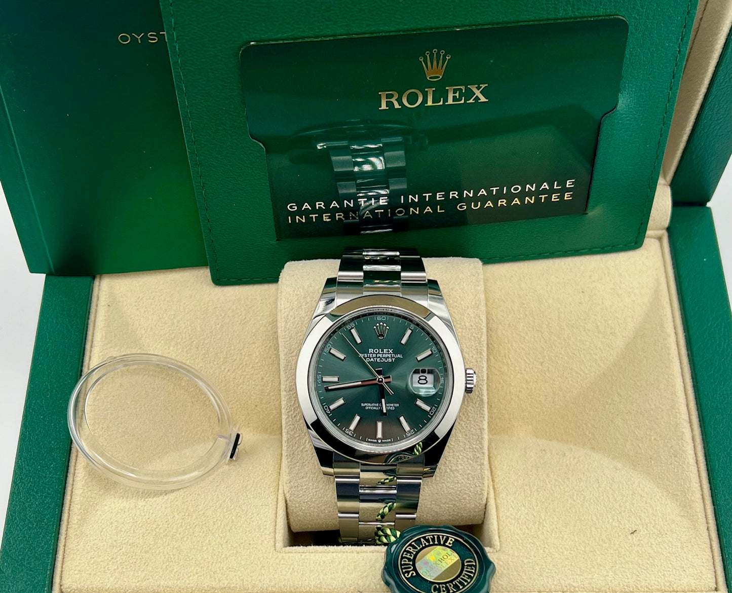 Rolex Datejust 41mm 126300 Mint Dial Oyster 2024