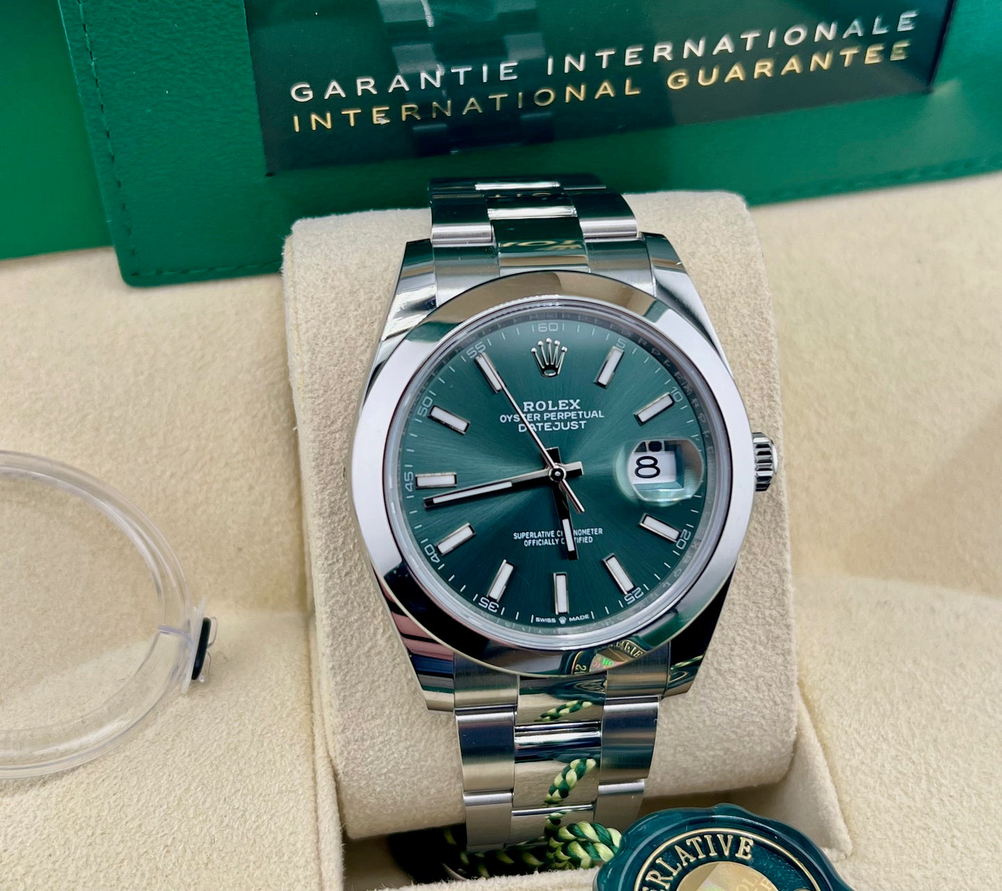 Rolex Datejust 41mm 126300 Mint Dial Oyster 2024