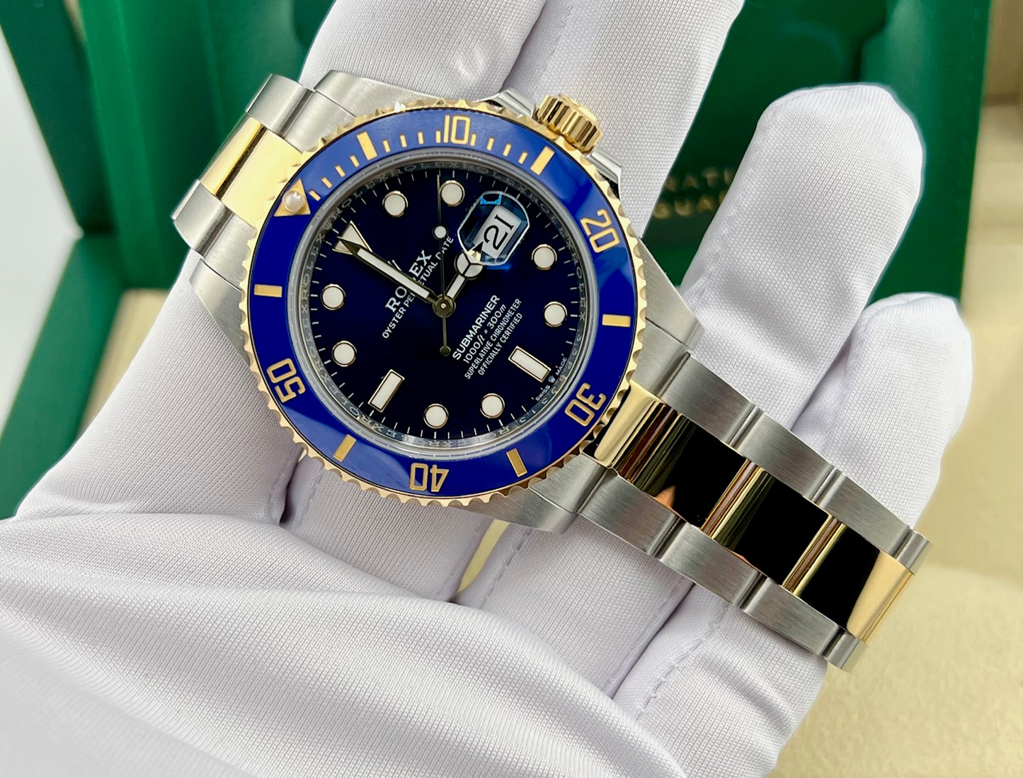 Rolex Submariner Date 41mm 126613LB Blue Dial 2023 like new