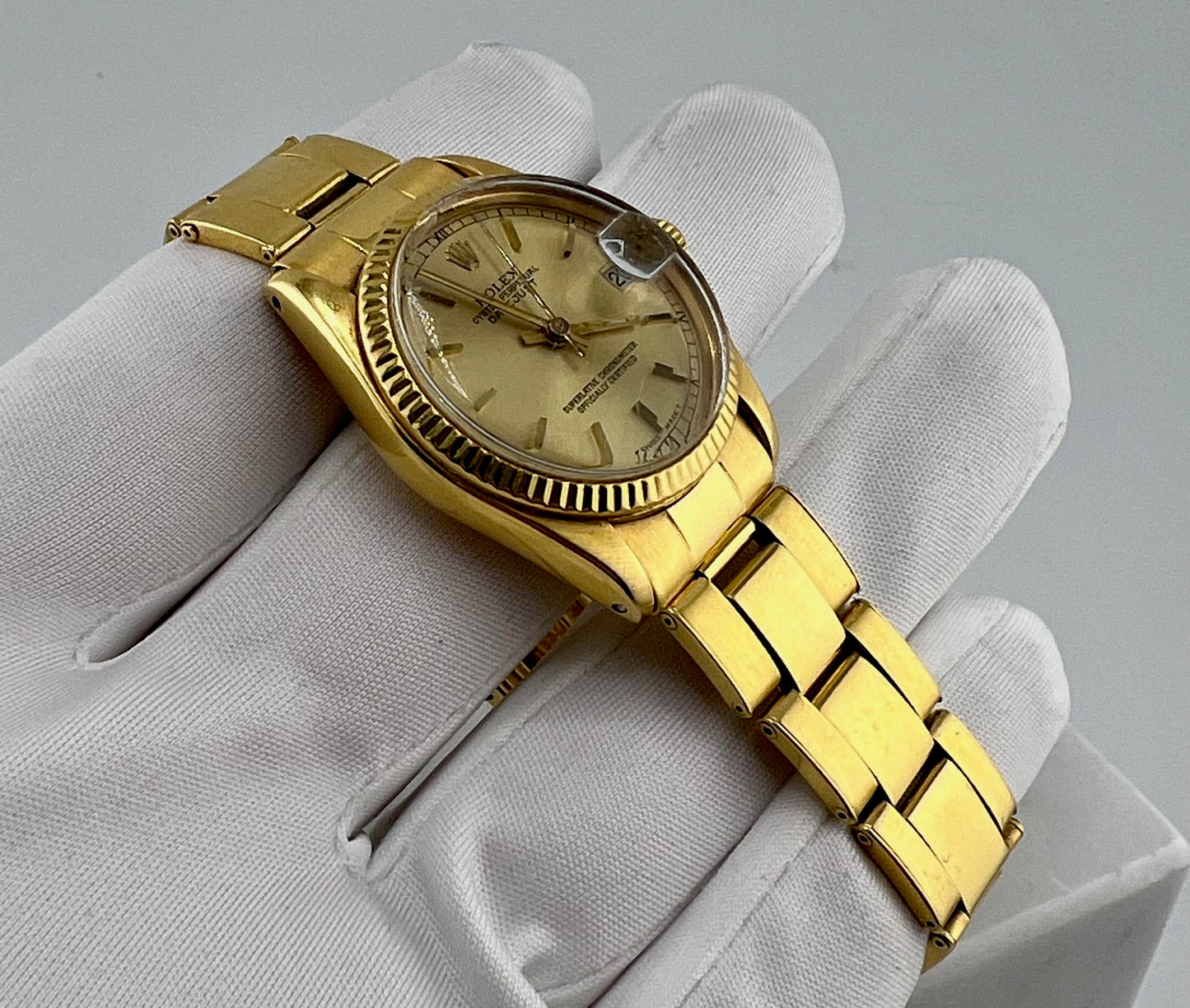 Rolex Datejust 31mm Boy 6827 Champagne Dial 1978 solo orologio