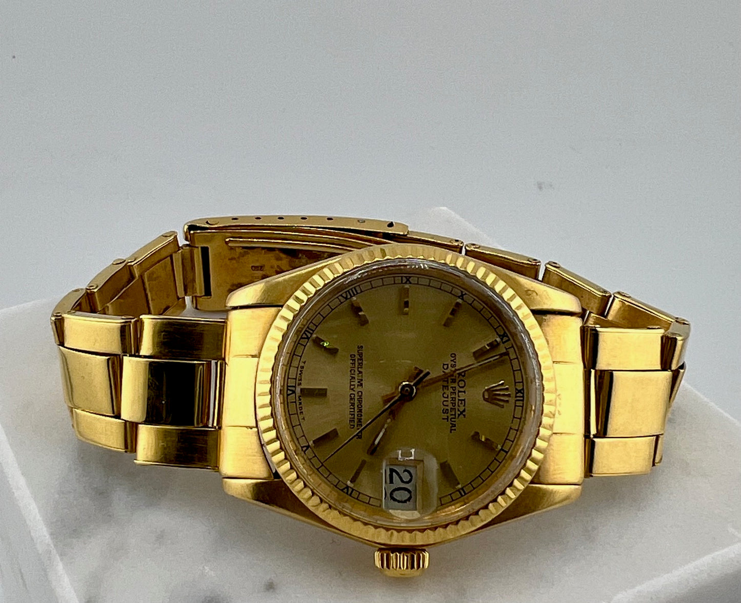Rolex Datejust 31mm Boy 6827 Champagne Dial 1978 solo orologio
