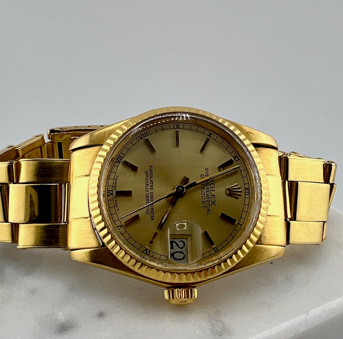 Rolex Datejust 31mm Boy 6827 Champagne Dial 1978 solo orologio