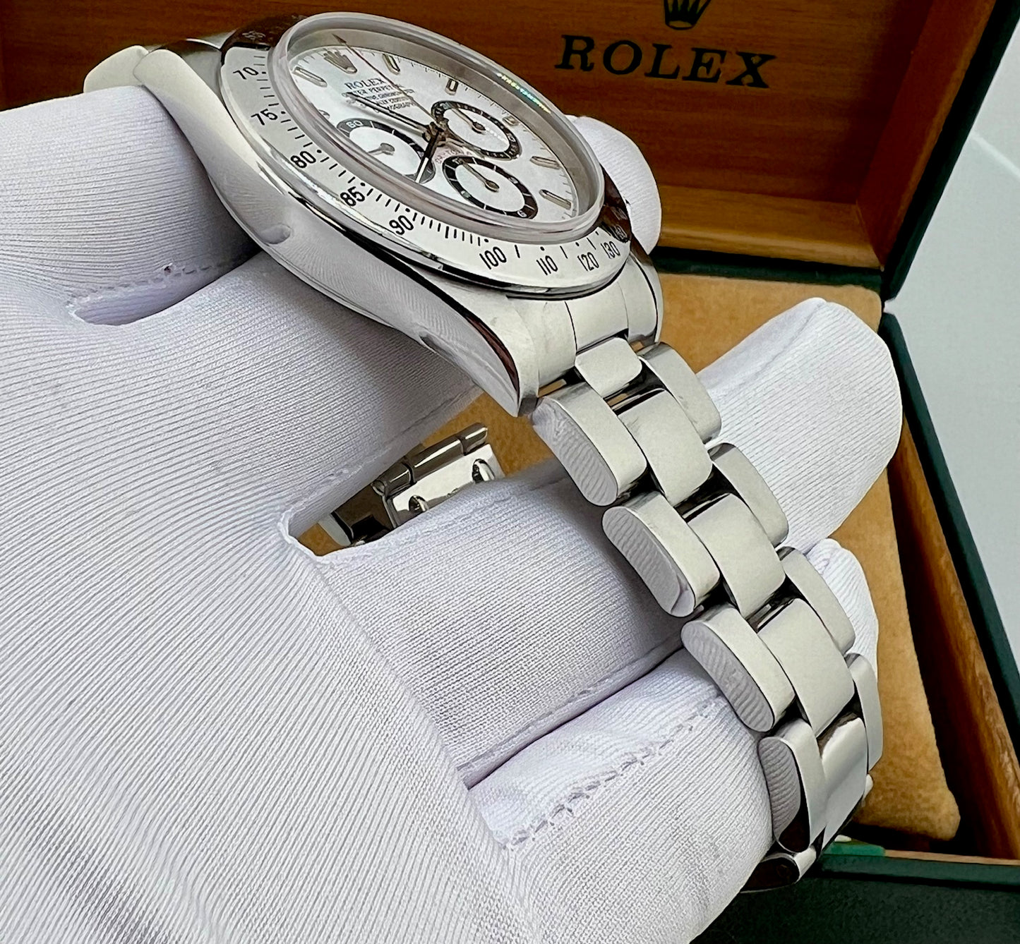 Rolex Daytona 16520 Zenith White Dial Full Set 1998 Ita