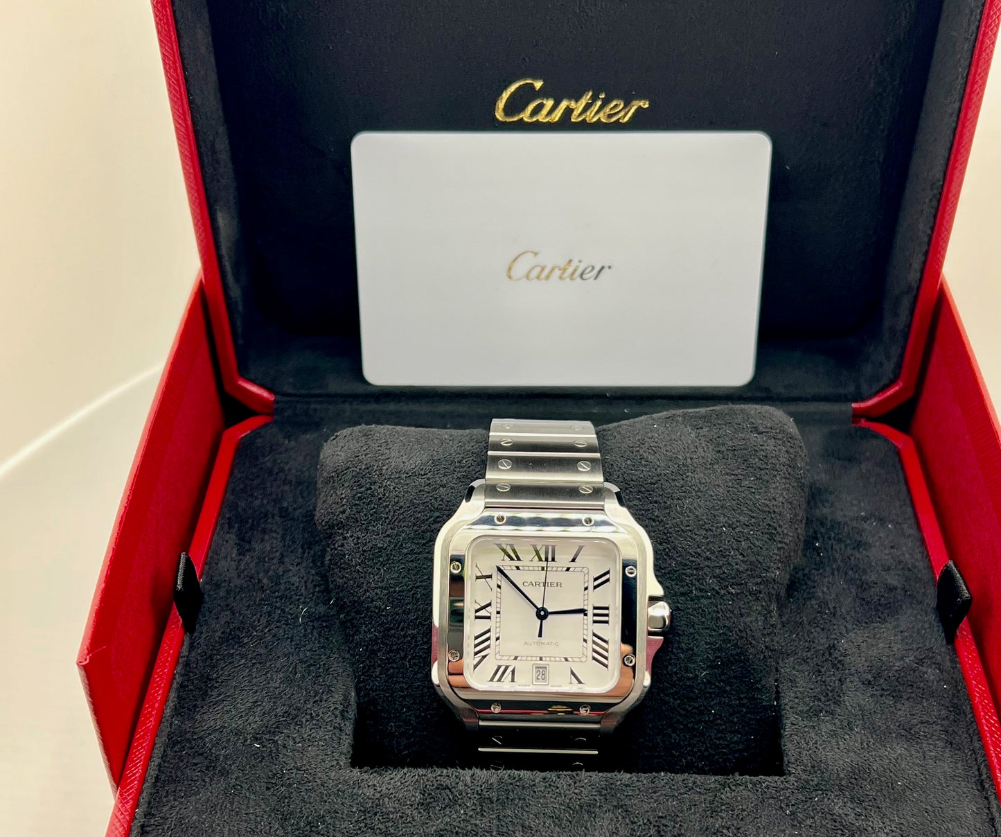 Cartier Santos De Cartier WSSA0018 White Dial NEW 2025