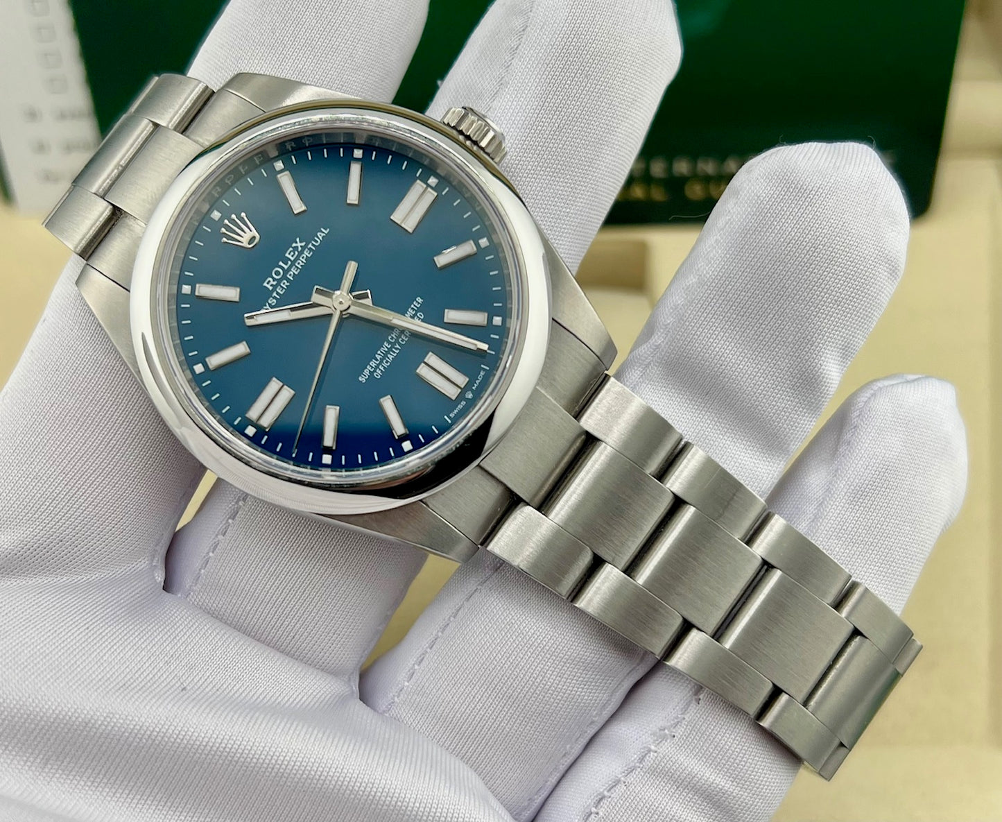 Rolex Oyster Perpetual Stainless Dial (2025) 41mm like new