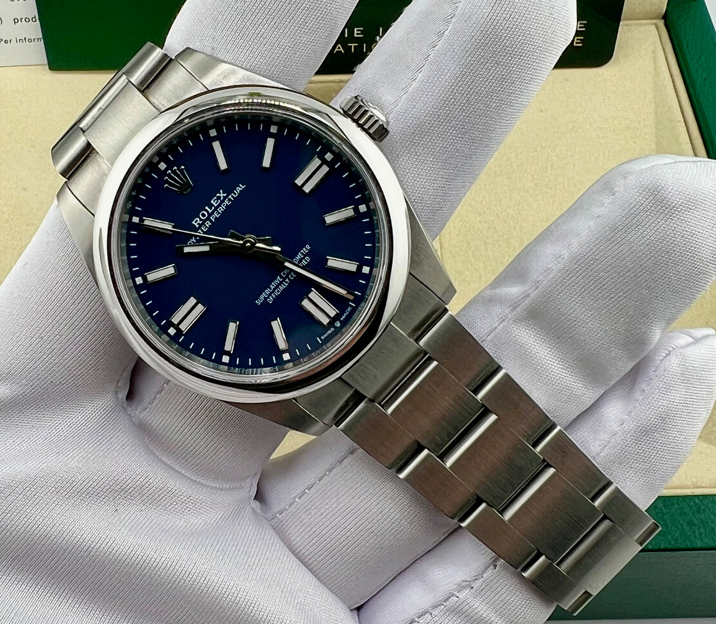 Rolex Oyster Perpetual Stainless Dial (2025) 41mm like new