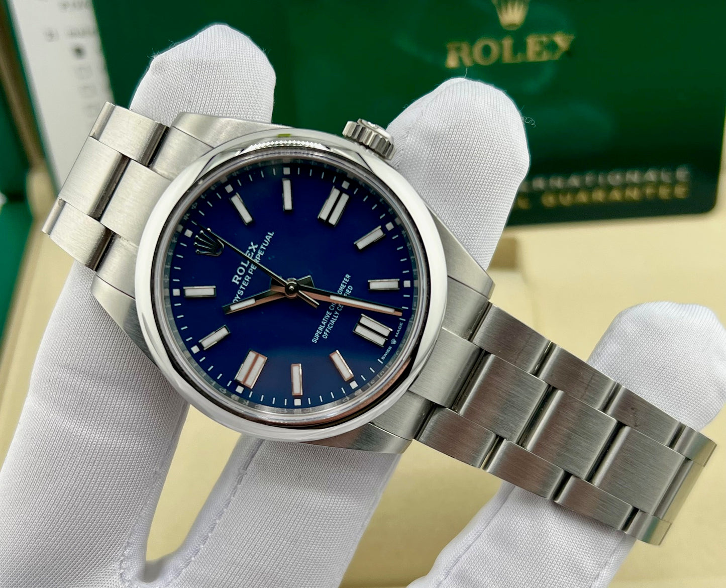 Rolex Oyster Perpetual Stainless Dial (2025) 41mm like new