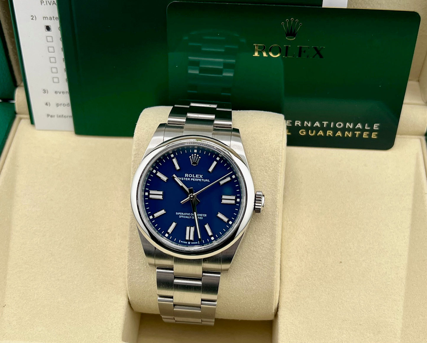 Rolex Oyster Perpetual Stainless Dial (2025) 41mm like new