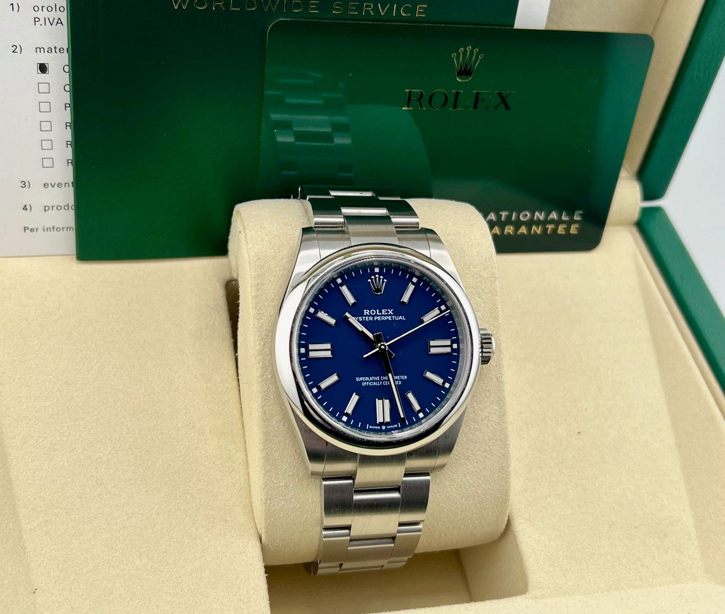 Rolex Oyster Perpetual Stainless Dial (2025) 41mm like new