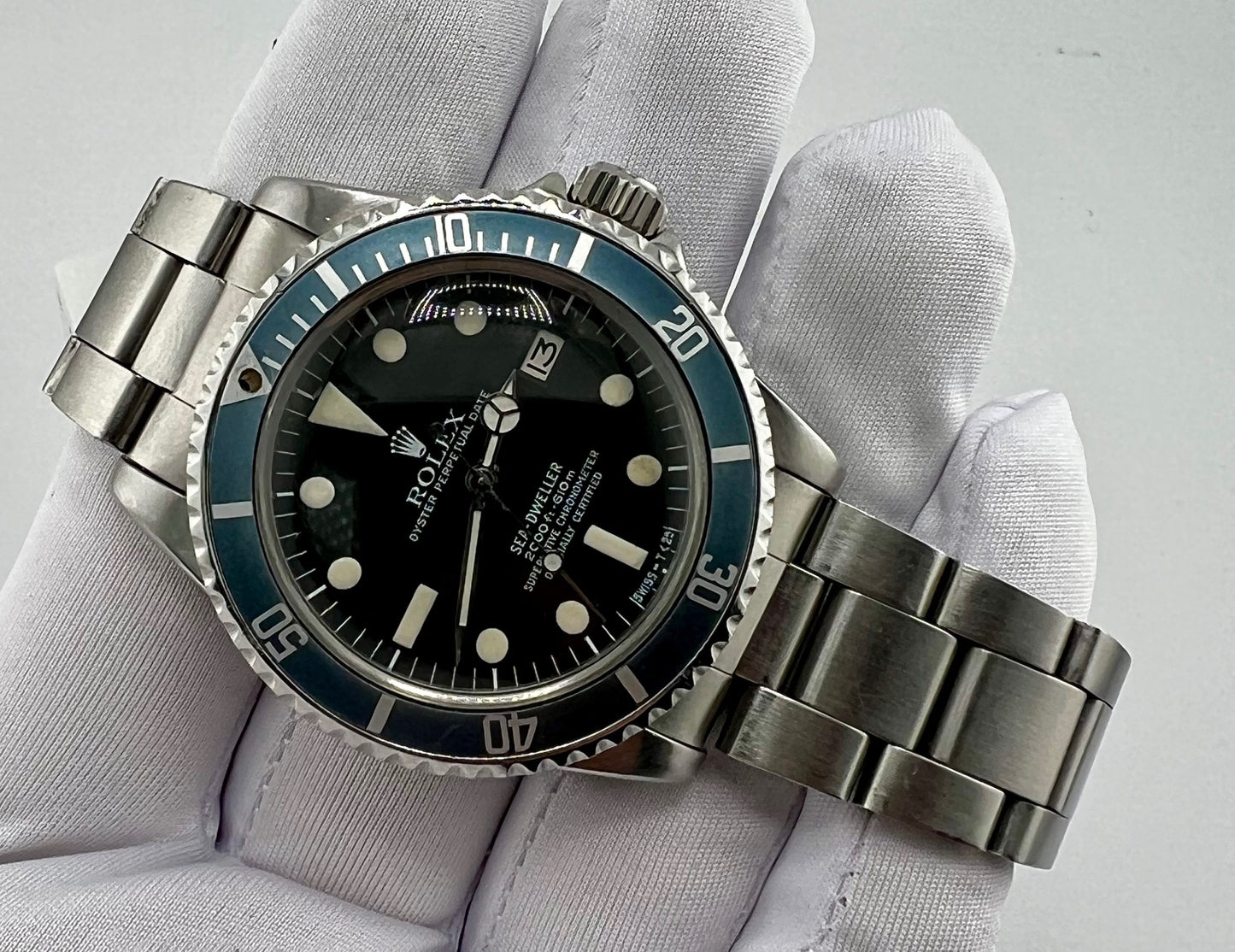 Rolex Sea-Dweller 1665 1977 MKI Big White Ghost Bezel Faded