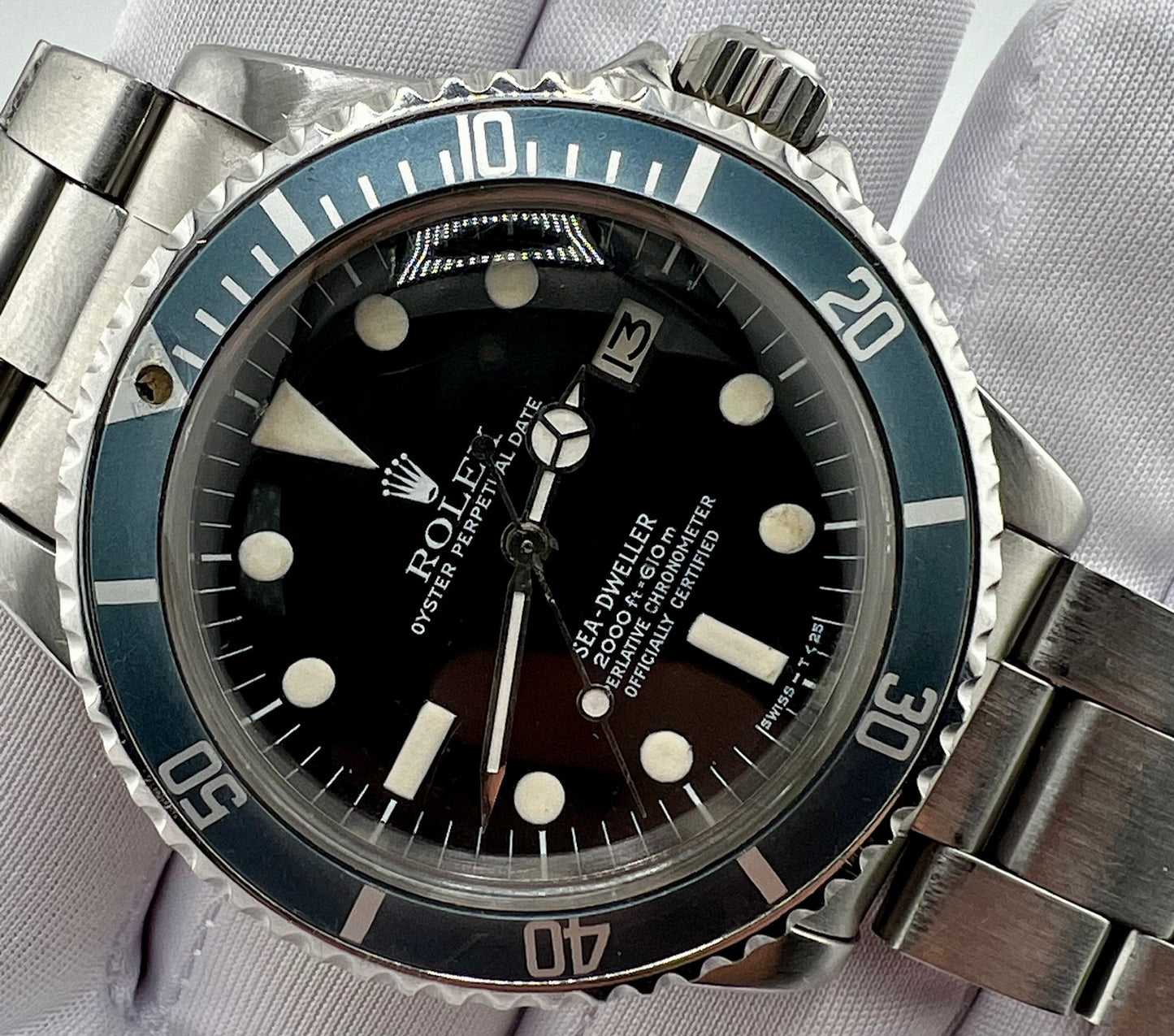 Rolex Sea-Dweller 1665 1977 MKI Big White Ghost Bezel Faded