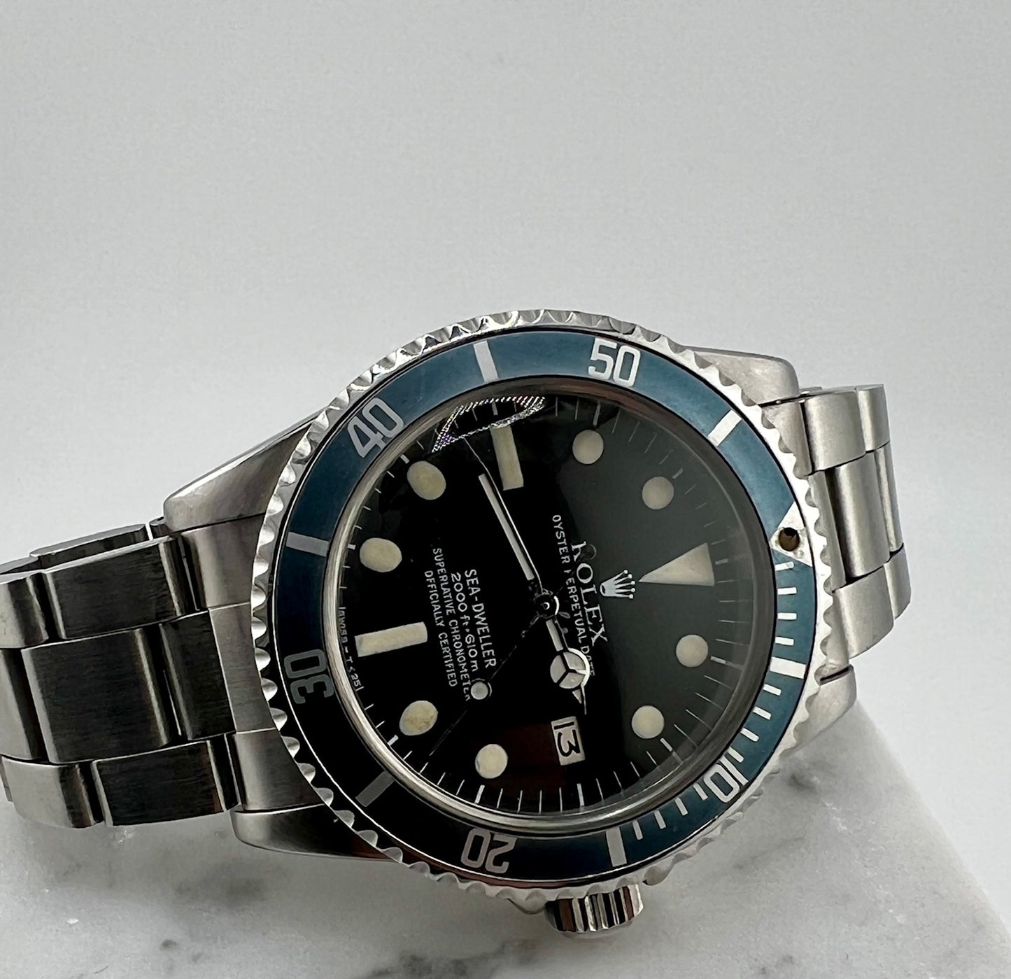 Rolex Sea-Dweller 1665 1977 MKI Big White Ghost Bezel Faded