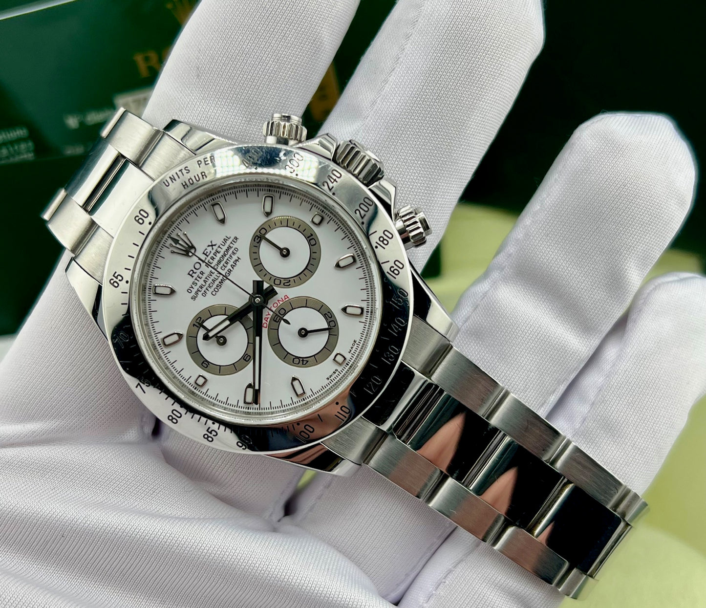 Rolex Daytona 116520 White Dial RRR 2009 Full Set ITA