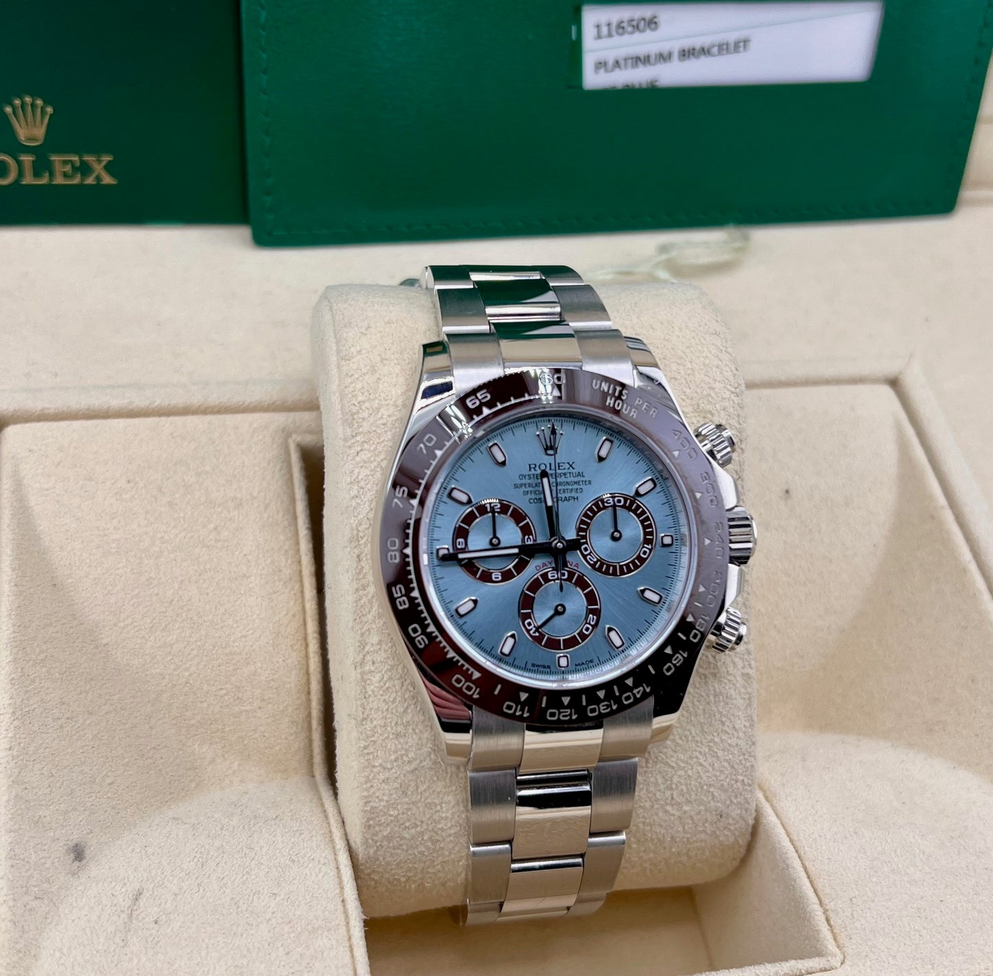 Rolex Daytona 116506 Platinum 2015 40mm Ita
