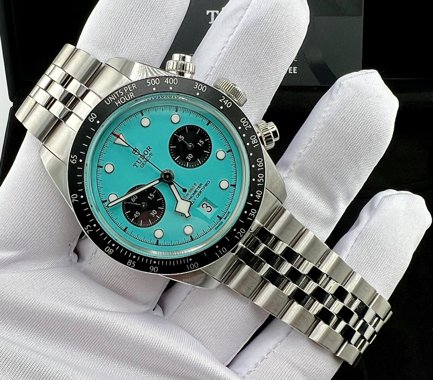 Tudor Black Bay Chrono Flamingo Blue 2025 79360N