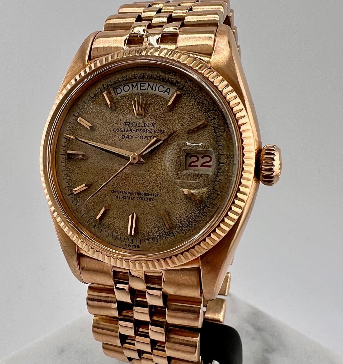 Rolex Day-Date 36mm 6611 1956 Jubilèe only watch Raro oro rosa