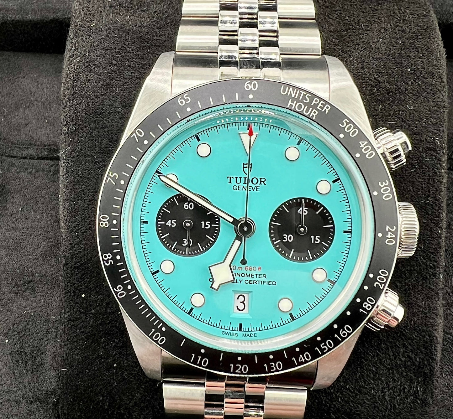 Tudor Black Bay Chrono Flamingo Blue 2025 79360N