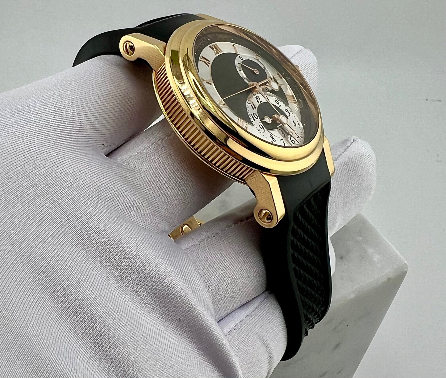 Breguet Marine Gmt 5857bR/Z2/5ZU Full Set Rose Gold