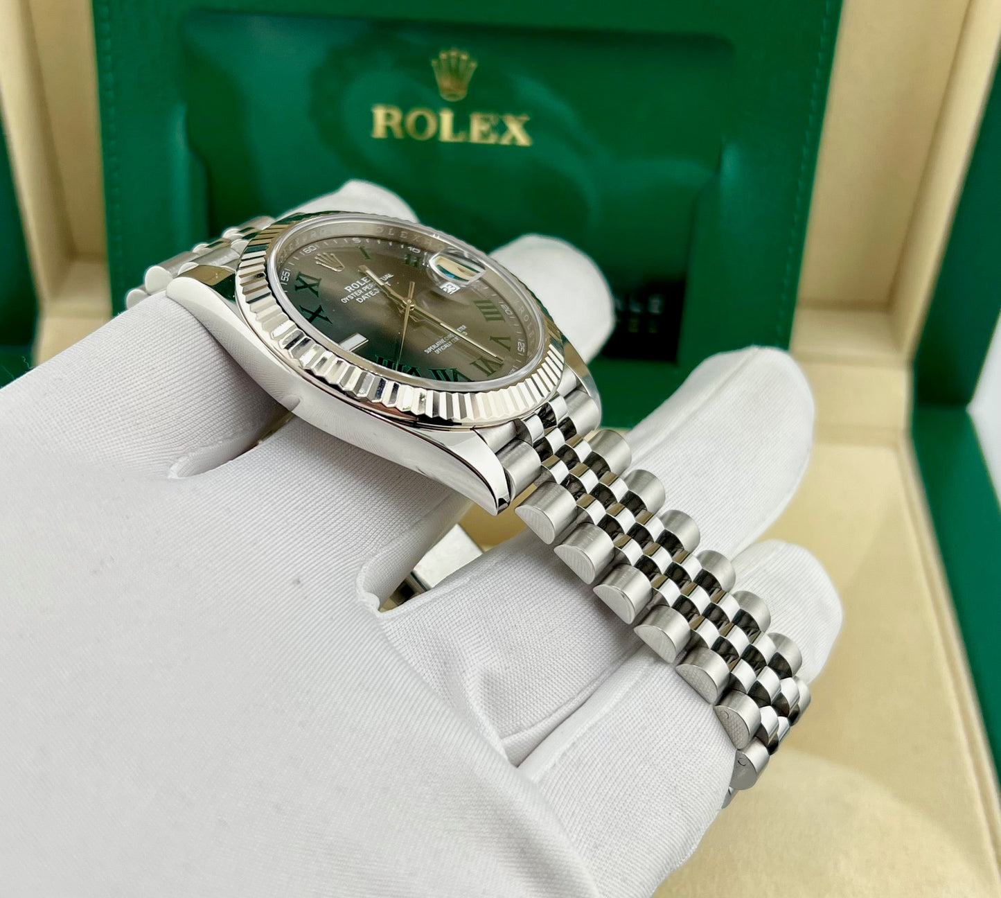 Rolex Datejust 41mm 126334 Wimbledon Jubilèe 2020 new card