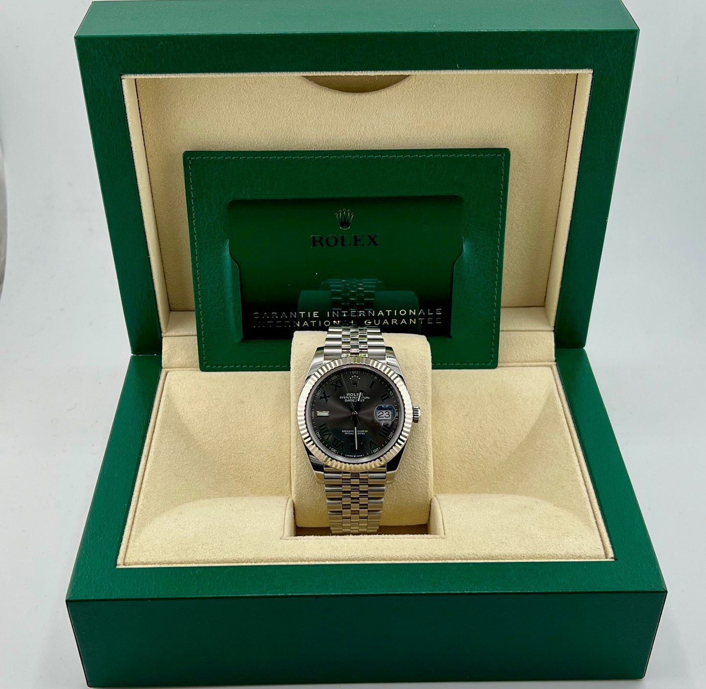 Rolex Datejust 41mm 126334 Wimbledon Jubilèe 2020 new card