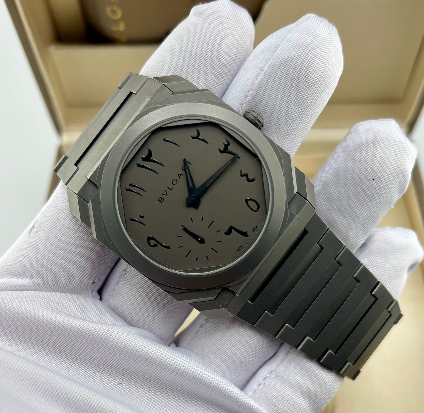 Bulgari Octo Finissimo Arabic ref. 103023 full set 2022