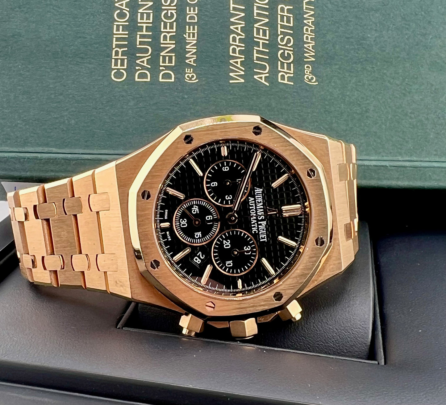 Audemars Piguet Royal Oak Chronograph 26320OR Black Dial 2014 Box&Paper 2014
