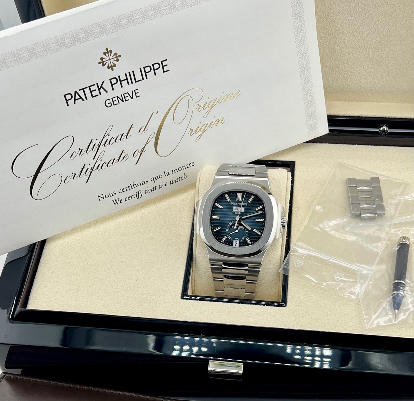 Patek Philippe Nautilus 5726-1A 2020 Blue Dial NEW 2020 ITA