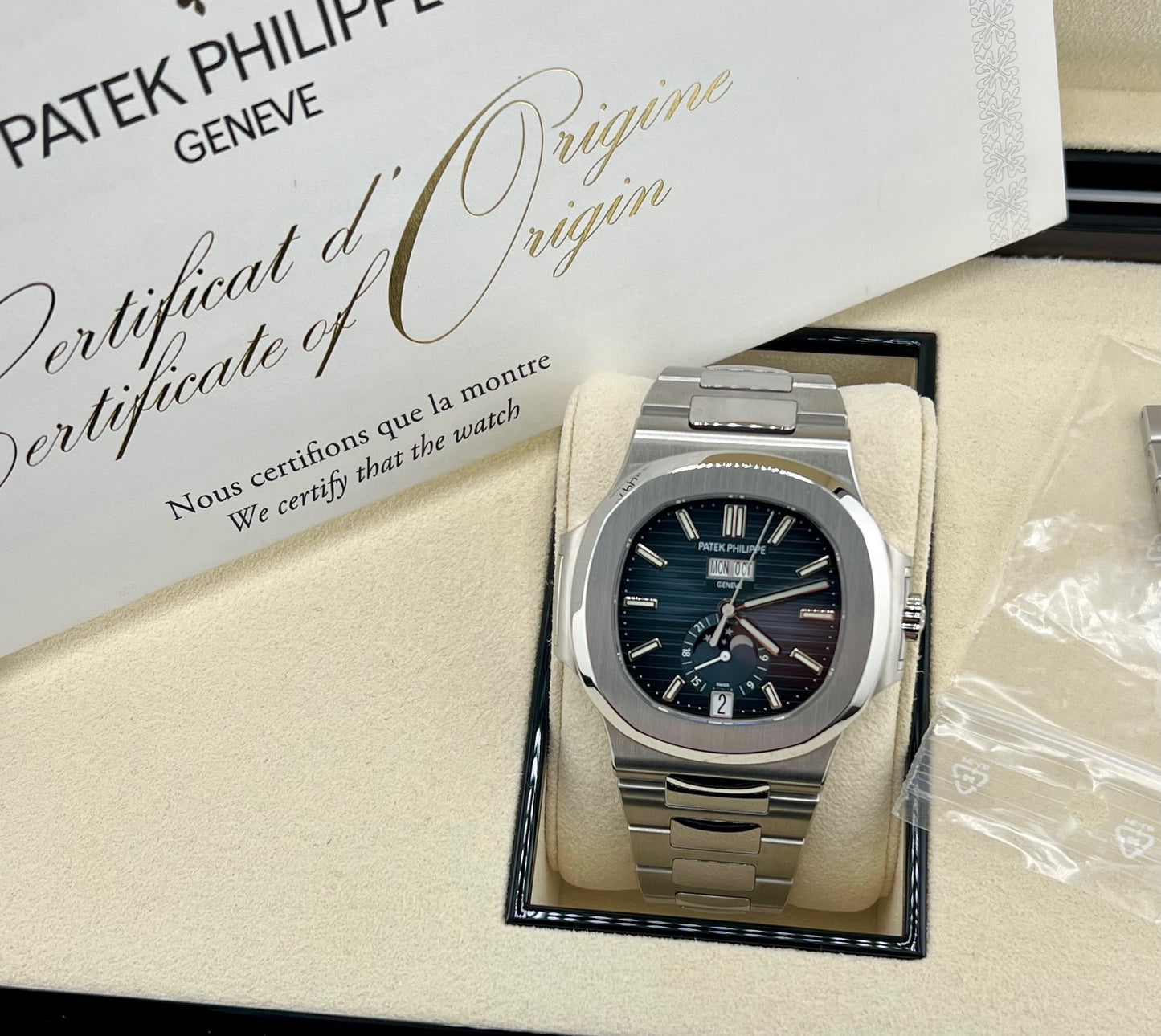 Patek Philippe Nautilus 5726-1A 2020 Blue Dial NEW 2020 ITA