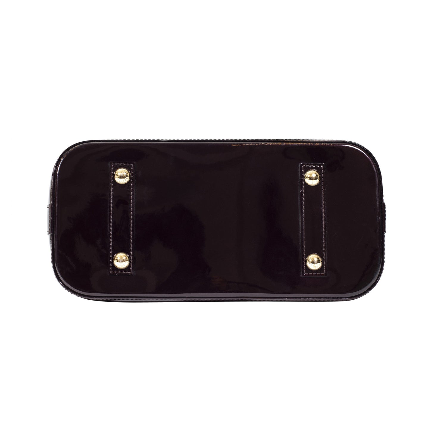 Vuitton modello Alma vernice color prugna