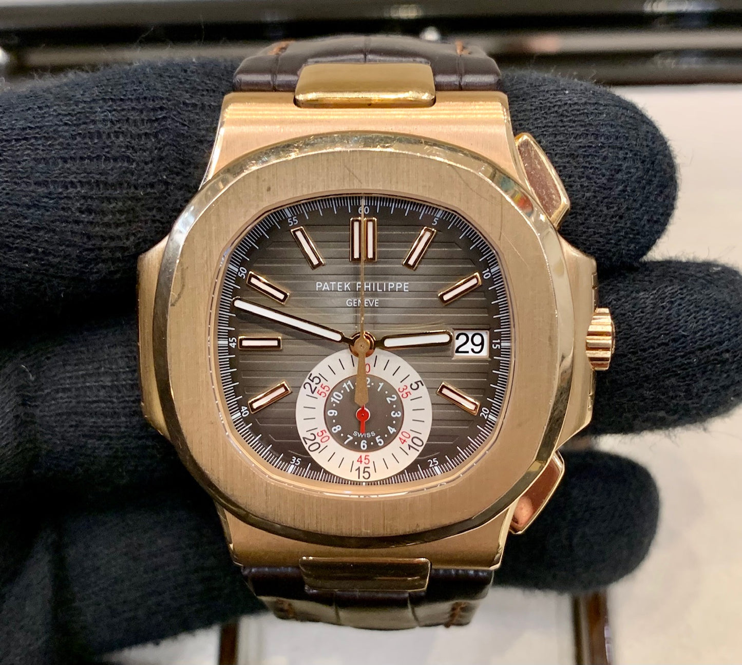 Patek Philippe Nautilus 5980/1R-001 Chocolate 2011 Extrait d'archive