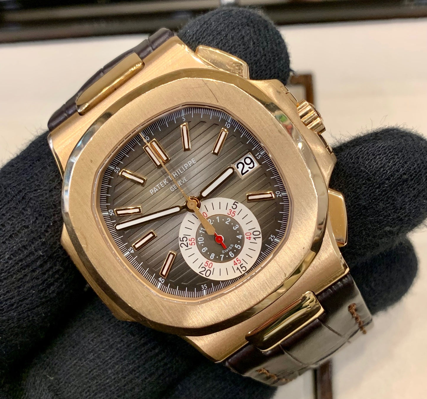 Patek Philippe Nautilus 5980/1R-001 Chocolate 2011 Extrait d'archive