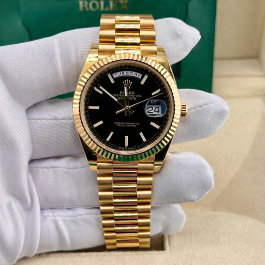 Rolex Day-Date 40mm 228238 Black Dial + Silver Dial  president 2019 ITA