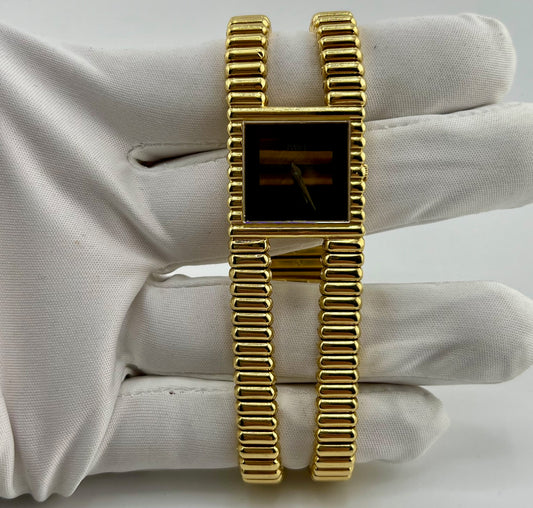 Piaget Emperador Yellow Gold Rare Tiger's Eye Dial 1967 - 9131C210