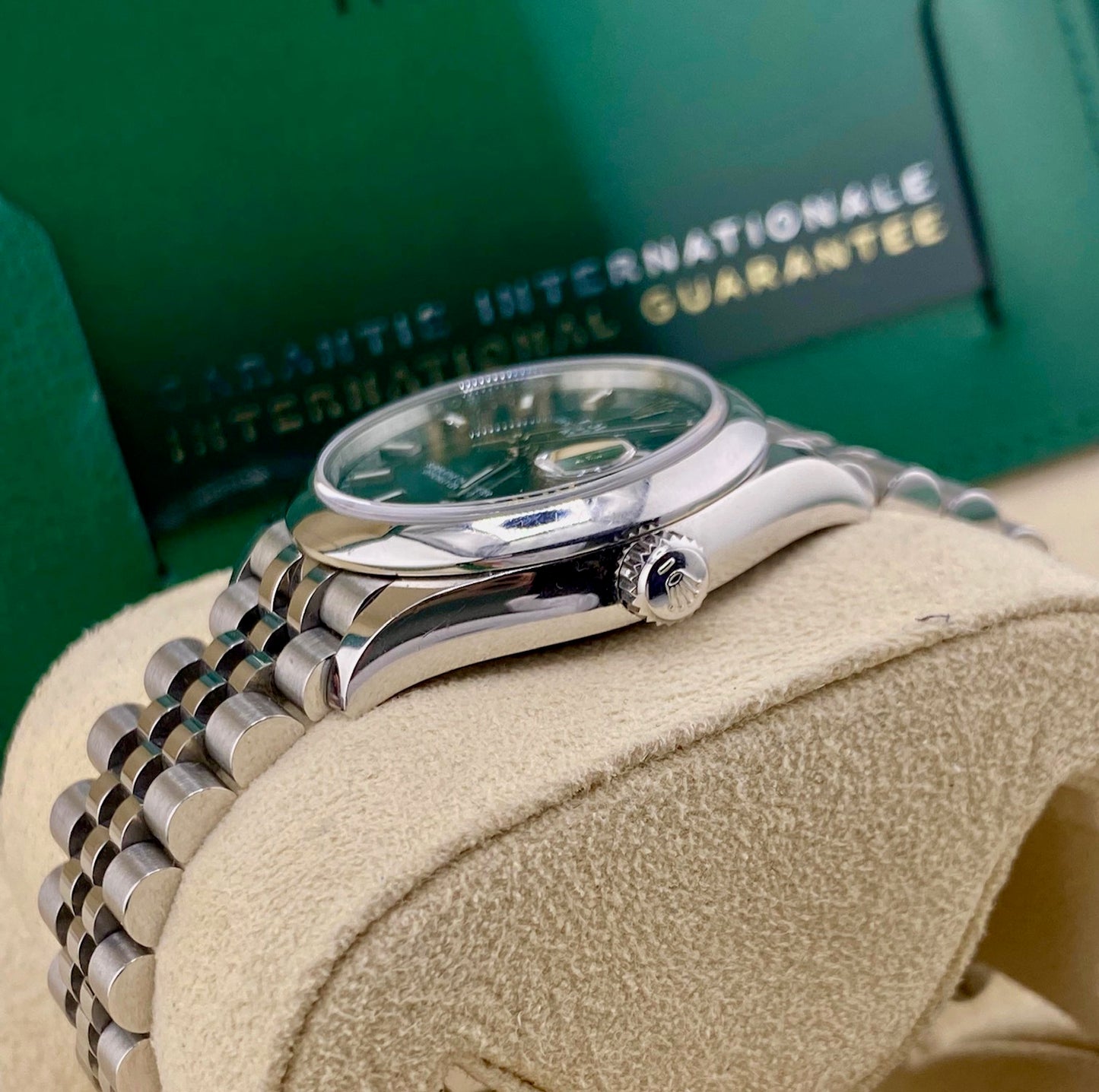 Rolex Datejust 31mm 278240 Green Dial Jubilèe 2021 full set