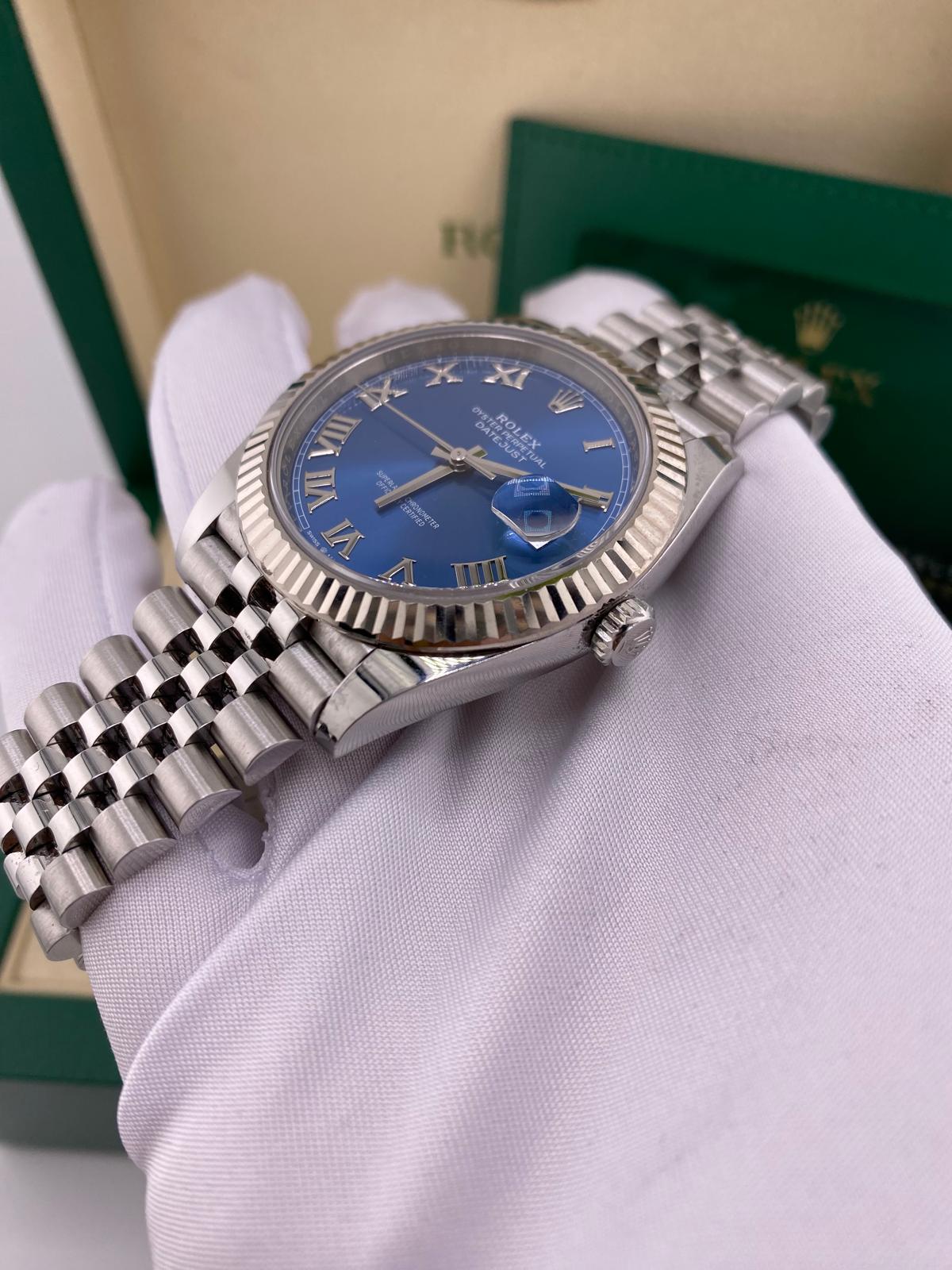 Rolex Datejust 41mm 126334 Blue Dial Jubilèe 2021