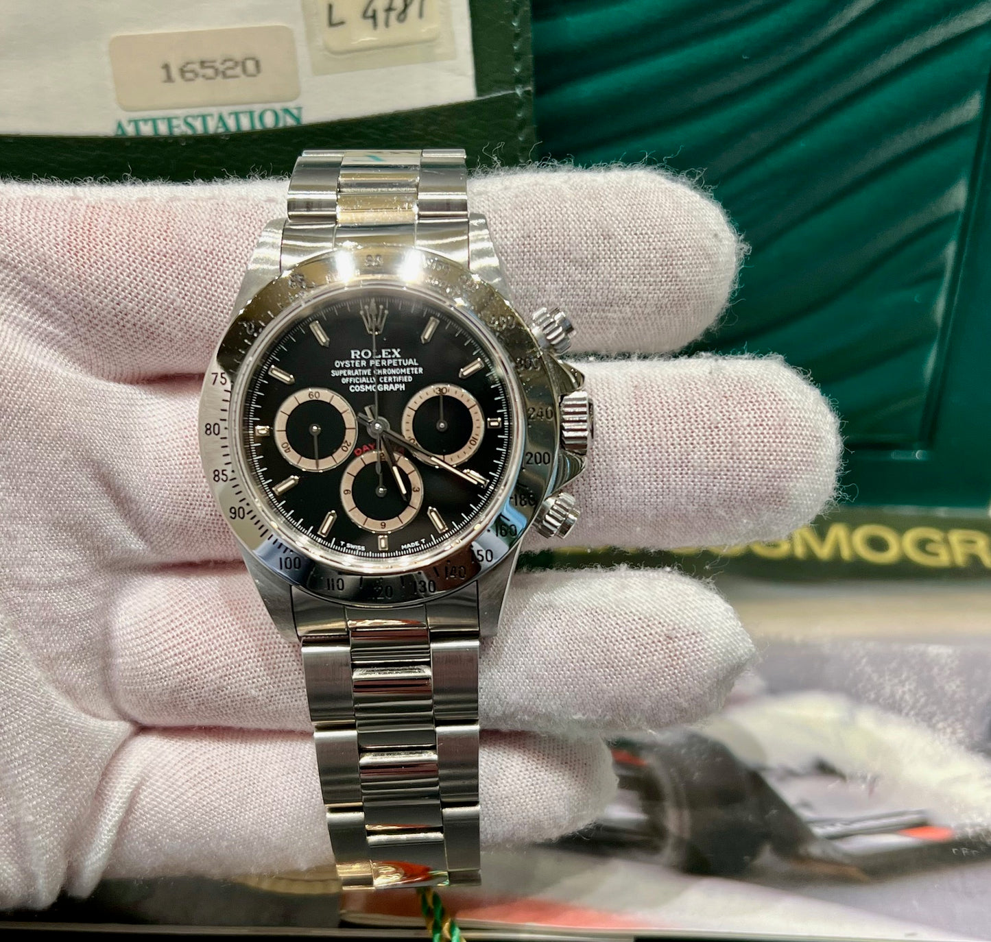 Rolex Daytona 16520 Black Dial Patrizi 1992 like new No Box rolex