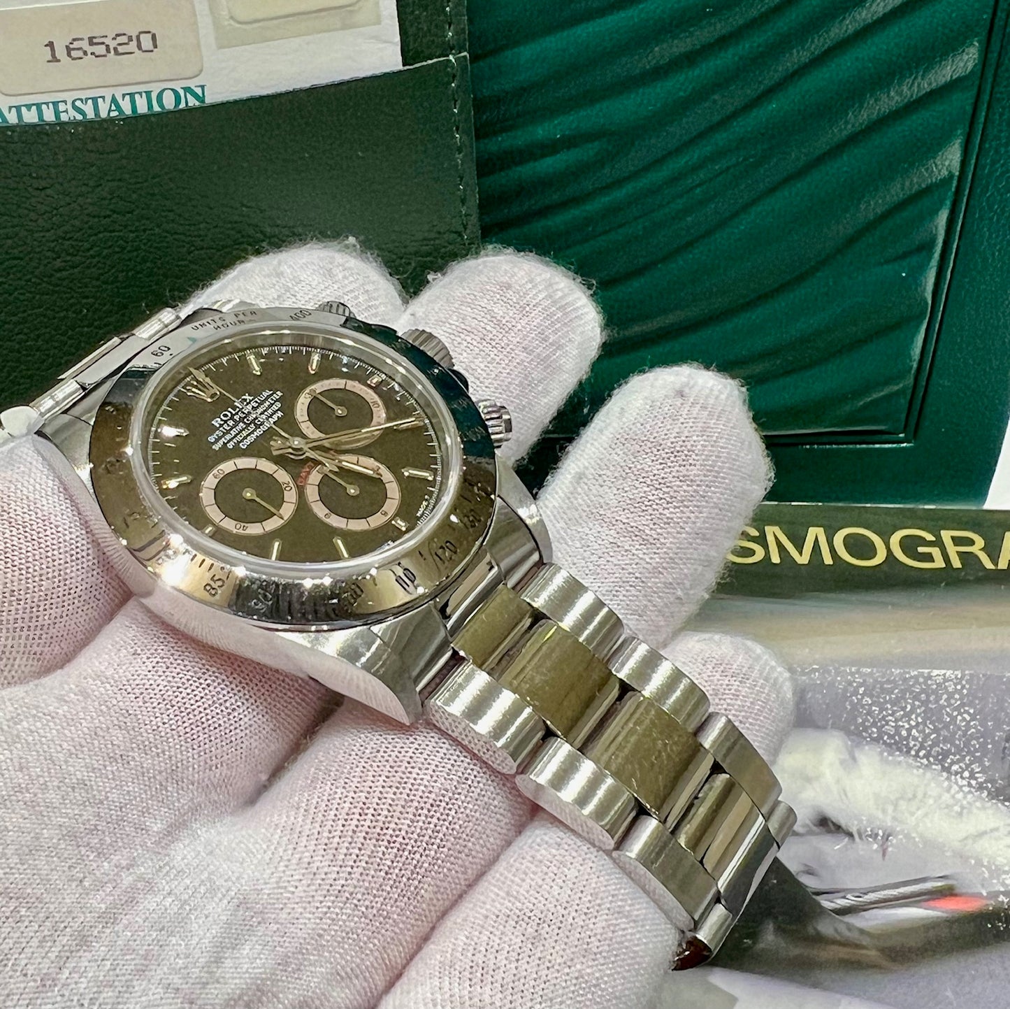 Rolex Daytona 16520 Black Dial Patrizi 1992 like new No Box rolex