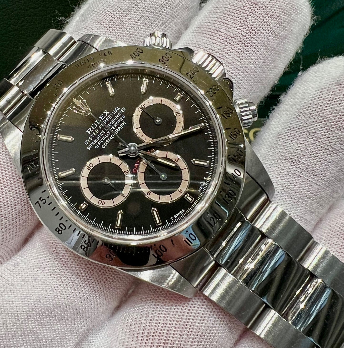 Rolex Daytona 16520 Black Dial Patrizi 1992 like new No Box rolex