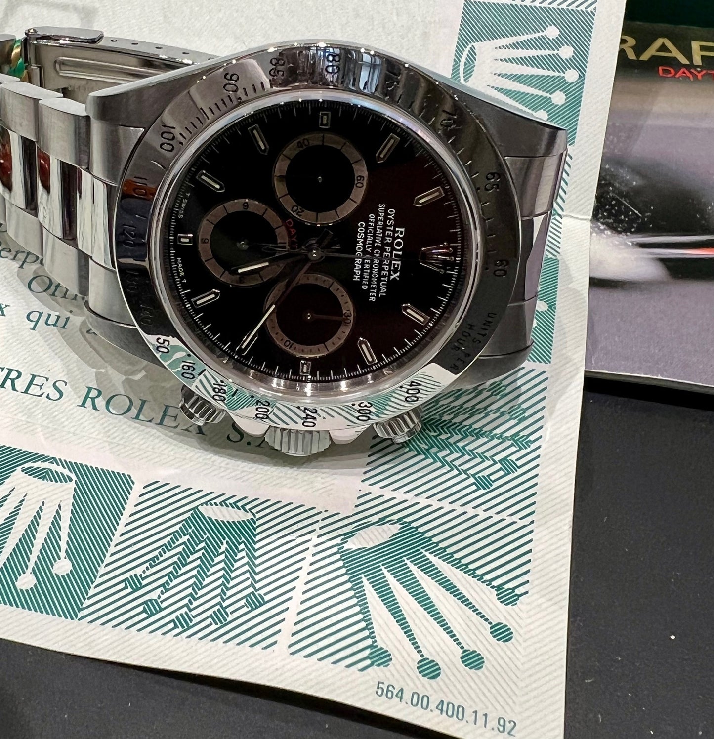 Rolex Daytona 16520 Black Dial Patrizi 1992 like new No Box rolex