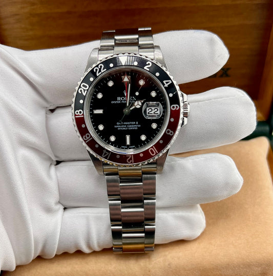 Rolex GMT-Master II 16710 Coke 2003 Box&Paper