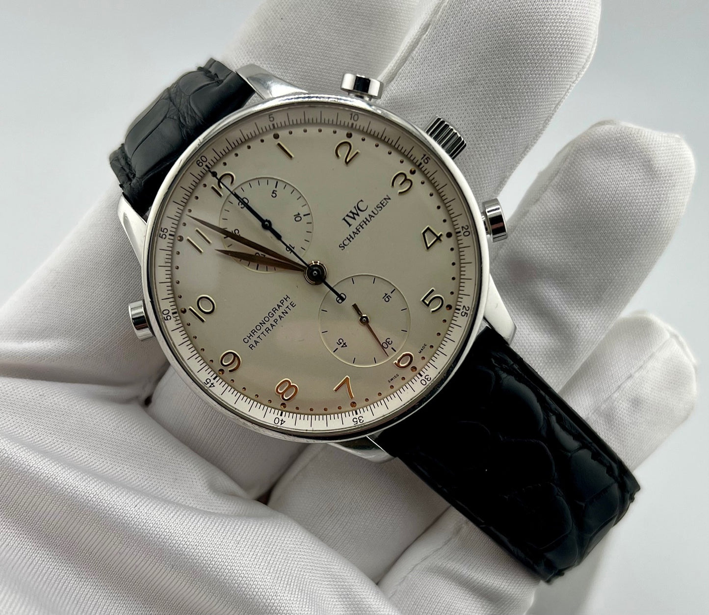 IWC Rattrapante Chronograph 3712-05 only watch