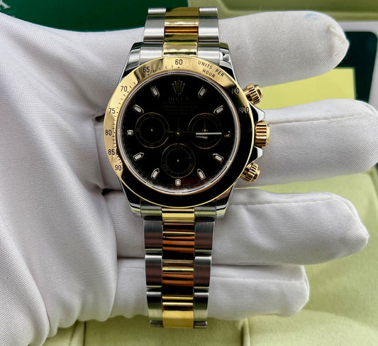 Rolex Daytona 116523 Black Dial 2008 RRR No Paper Rolex Service 2023