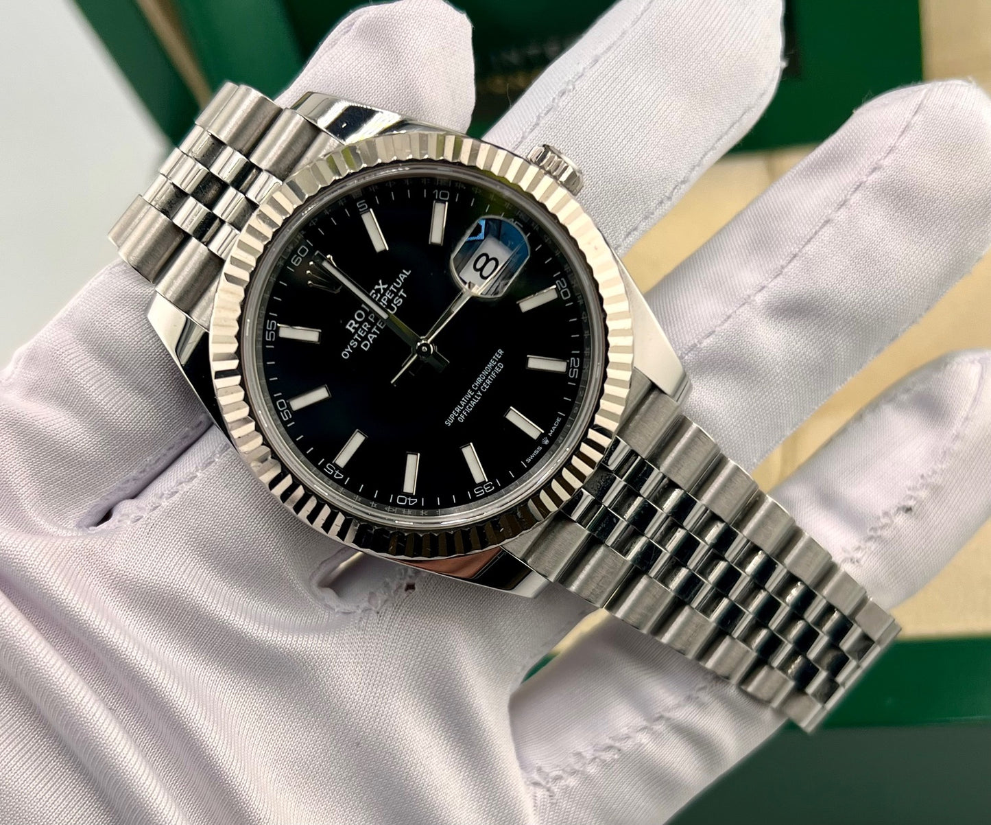 Rolex Datejust 41mm 126334 Black Dial Jubilèe 2021