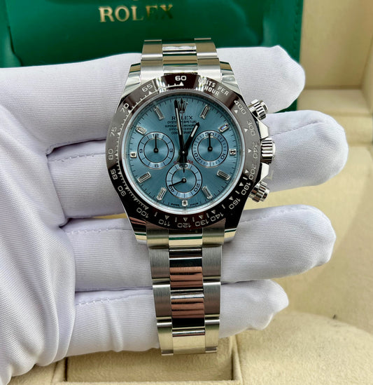 Rolex Daytona 116506 Platinum Baguette index 2022 full set