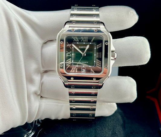 Cartier Santos De Cartier WSSA0062 Green Dial 2023